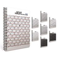 Gıpta 4222 A4 Beat Spiralli Karton 80 Yaprak Kareli Defter