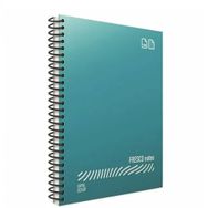 Gıpta 4936 Fresco Spiralli Plastik Kapak A4 96 YP Kareli Defter