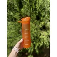 Gıpta 600 ml Unbetan Tritan Pipetli Turuncu Matara