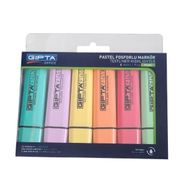 Gıpta 6'lı Set Pastel Highlighter Kalem