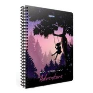 Gıpta A4 100 Yaprak Kareli Adventure Spiralli Karton Kapaklı Defter