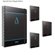 Gıpta A4 120 Yaprak Academia Spiralli Sert Kapaklı Defter