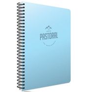 Gıpta A4 72 Yaprak Kareli Spriralli PP Kapak Mavi Pastoral Defter