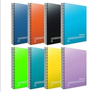 Gıpta A4 80 Yp Kareli 4900 12'li Fresco Spiralli Düz Plastik Defter