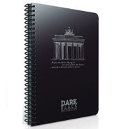 Gıpta A4 Çizgisiz Siyah Pp Kapak Dark 50 Yaprak Spiralli Defter