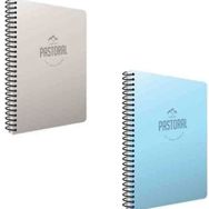 Gıpta A4 Pastoral Spiralli Çizgisiz Yaprak Pp Kapak 2'li Defter