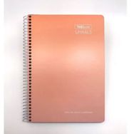 Gıpta A4 Thebook Spiralli Sert Kapak Kareli Çizgili 140 Yaprak Turuncu Defter