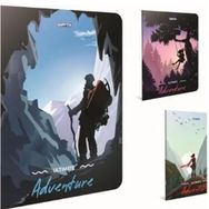 Gıpta Adventure 3859 A6 Tel Dikişli 80 Yaprak Çizgili 24'lü Paket Karton Kapak Defter