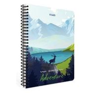 Gıpta Adventure Spiralli Geyik Karton Kapak 100 Yaprak A4 Çizgili Defter