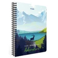 Gıpta Adventure Spiralli Geyik Karton Kapak 80 Yaprak A4 Çizgili Defter