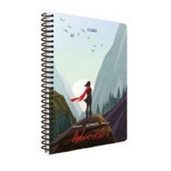 Gıpta Adventure Spiralli Kuşlar Karton Kapak 100 Yaprak A4 Çizgili Defter