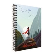 Gıpta Adventure Spiralli Kuşlar Karton Kapak 80 Yaprak A4 Çizgili Defter