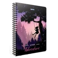 Gıpta Adventure Spiralli Salıncak Karton Kapak 80 Yaprak A4 Kareli Defter
