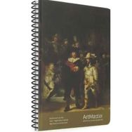 Gıpta Art Master Spiralli Night Watch Karton Kapak 100 19x26 Kareli Defter