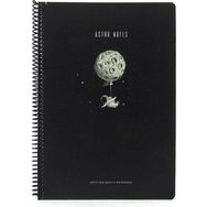 Gıpta Astro Notes Balon 2 Spiralli Karton Kapak 100 Yaprak A4 Çizgili Defter