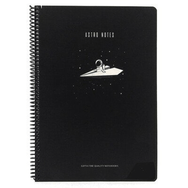 Gıpta Astro Notes Spiralli Uçak Karton Kapak 100 Yaprak A4 Kareli Defter