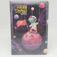 Gıpta Astronot 80 Yaprak Çizgili 12x17 cm Hatıra Defteri