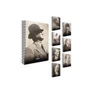 Gıpta Atatürk A4 Karton Kapak 80 Yaprak Çizgili Spiralli Defter
