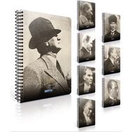 Gıpta Atatürk A6 - 80 Yaprak Çizgili Spiralli Bloknot