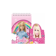 Gıpta Barbie Spiralli Karton Kapak 40 Yaprak A7 Mini Bloknot