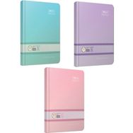 Gıpta Book Pastels Sert Kapak 200 Yaprak 20x28 cm Çizgili 3'lü Defter