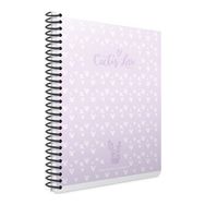 Gıpta Cactus Love Spiralli Ofset Plastik Kapak 80 Yaprak Çizgili 17 x 24 cm Defter