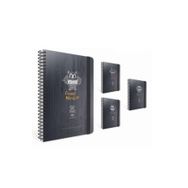 Gıpta Coffee Book Spiralli Sert Kapaklı 19x26 cm 120 Yapraklı Kareli Defter