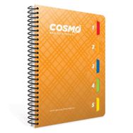 Gıpta Cosmo A4 150 Yaprak Spiralli 5 Seperatorlu Kareli Plastik Kapak Defter 3985
