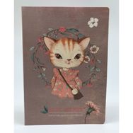 Gıpta Easy Notes Kedi Desenli Tel Dikiş Karton Kapak Defter A4 60 Yaprak Kareli Defter