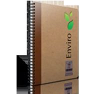 Gıpta Envir Kraft Not 17x24 cm Spiralli Sert Kapak Defter