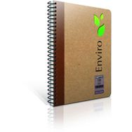 Gıpta Enviro Spiralli Kraft Sert Kapak 17x24 100 Yaprak Kareli Defter