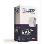 Gıpta F2623 19 mm X 25 mt Çift Taraflı Bant