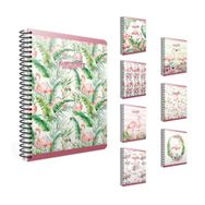 Gıpta Flamıngo Spiralli 19x26 cm 100 Yaprak Çizgili Sert Kapak Defter