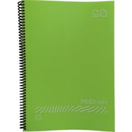 Gıpta Fresco Notes Eco Plastik Kapak A4 60 Yaprak Çizgili Spiralli Yeşil Defter