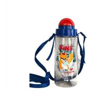 Gıpta Fun Tritan Desenli Pipetli Mavi 500 cc Matara