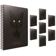 Gıpta Glow Notes 17x24 cm 120 Yaprak Kareli 4203 Asorti 1 Adet Spiralli Sert Kapak Defter