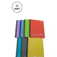 Gıpta GP.3-4899000-2011 Fresco Spiralli Plastik Kapak A4 80 Yaprak Çizgili Defter