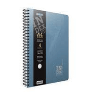 Gıpta Index Notes Spiralli Sert Kapak 19x26 140 Yaprak Kareli Defter