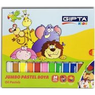 Gıpta jumbo Yıkanabilir 14 mm 24 Renk Pastel Boya