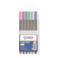 Gıpta K601 6 Renk Pp Kutu Fineliner Kalem