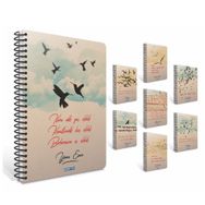 Gıpta Kuşlar 19x26 120 Yaprak Çizgili Spiralli Defter