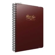 Gıpta Metal Notes Bordo Spiralli Plastik Kapak 100 Yaprak A4 Kareli Defter