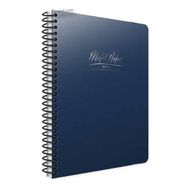 Gıpta Metal Notes Mavi Spiralli Plastik Kapak 100 Yaprak A4 Çizgili Defter