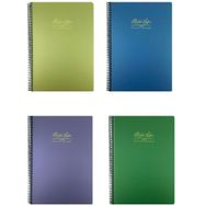 Gıpta Metal Notes Pp Kapak Spiralli Çizgili 80 Yaprak 17 x 24 cm 4'lü Defter