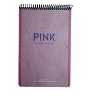 Gıpta New Notes Pink Is New Purple Spiralli Sert Kapak 100 Yaprak 17x24 Çizgili Bloknot