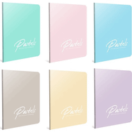 Gıpta Pastels Tel Dikişli Plastik Kapak A4 40 Yaprak Kareli Defter