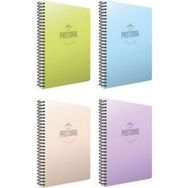 Gıpta Pastoral 2 Kareli + 2 Çizgili Pp Kapak 120 Yaprak A4 Spiralli Defter