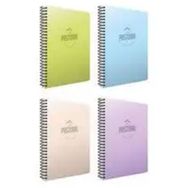 Gıpta Pastoral 3 Kareli + 1 Çizgili Pp Kapak 96 Yaprak A4 Spiralli Defter