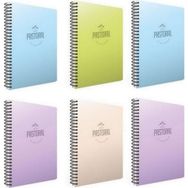 Gıpta Pastoral 3 Kareli + 3 Çizgili Pp Kapak 120 Yaprak A4 Spiralli Defter