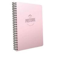 Gıpta Pastoral 3248 Açık Pembe PP Kapak 120 Yaprak A4 Kareli Spiralli Defter